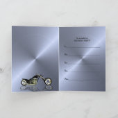 Invitation Fête du 40e anniversaire avec une fille et une mot (Intérieur)