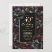 Invitation Fête du 40e anniversaire de la Bourgogne et de la  (Devant)