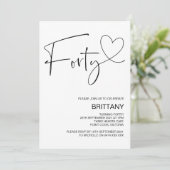 Invitation Fête du 40e anniversaire des Black and White (Debout devant)