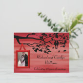 Invitation Fête du 40e anniversaire du Mariage (Debout devant)