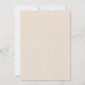 Invitation Fête du 40e anniversaire Feuilles d'automne (Dos)