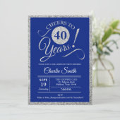 Invitation Fête du 40e anniversaire - N'IMPORTE QUEL ÂGE Silv (Debout devant)