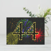 Invitation Fête du 44e anniversaire (Debout devant)