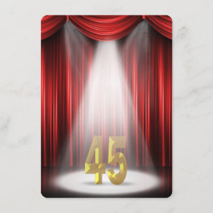 Invitation Fête du 45e anniversaire