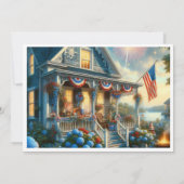 Invitation Fête du 4 juillet (Dos)