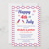 Invitation Fête du 4 juillet (Devant)