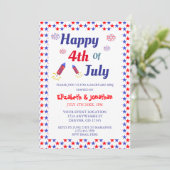 Invitation Fête du 4 juillet (Debout devant)