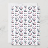 Invitation Fête du 4 juillet Baseball (Dos)