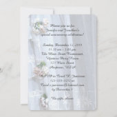 Invitation Fête du 4ème anniversaire de mariage, Dentelle vin (Dos)