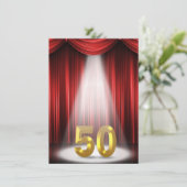 Invitation Fête du 50e anniversaire (Debout devant)