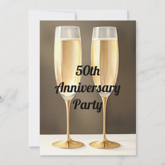 Invitation Fête du 50e anniversaire