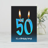 Invitation Fête du 50e anniversaire (Debout devant)