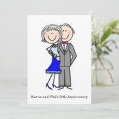 Invitation Fête du 50e anniversaire (Debout devant)