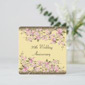 Invitation Fête du 50e anniversaire Cerisier Fleur d'Or (Debout devant)