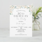 Invitation Fête du 50e anniversaire de la florale, Thé du jou (Debout devant)