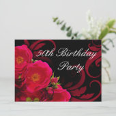 Invitation Fête du 50e anniversaire de la Rose de Fuchsia Gar (Debout devant)