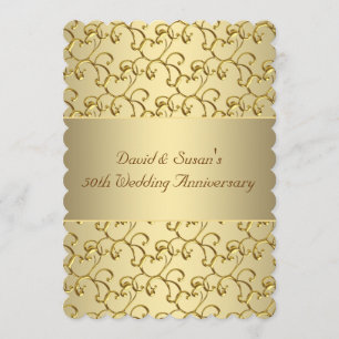 Invitation Fête du 50e anniversaire de mariage