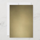 Invitation Fête du 50e Anniversaire de Mariage de Ruban d'Or (Dos)