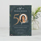 Invitation Fête du 50e anniversaire de Noël (Debout devant)