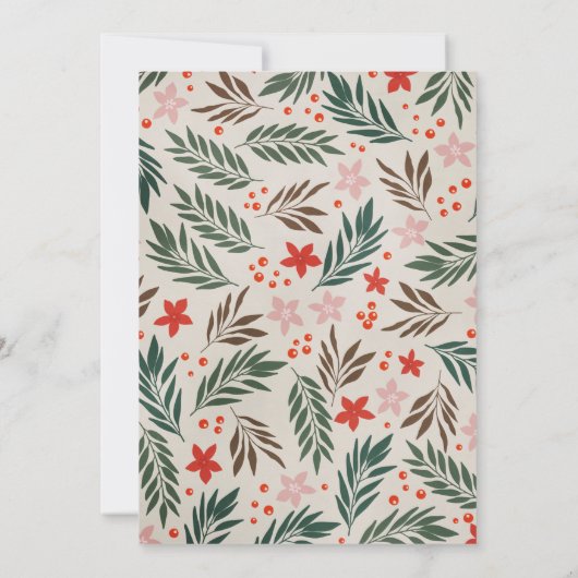 Invitation Fête du 50e anniversaire de Noël (Dos)