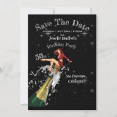 Invitation Fête du 50e anniversaire Enregistrer la date (Devant)