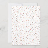 Invitation Fête du 50e anniversaire - Fleurs d'or Roses (Dos)