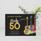 Invitation Fête du 50e anniversaire Rock and Roll (Debout devant)