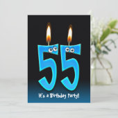 Invitation Fête du 55e anniversaire (Debout devant)