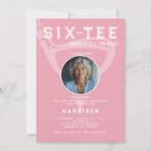 Invitation Fête du 60e anniversaire de la femme Photo Modern  (Devant)