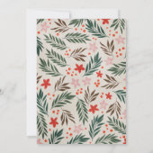 Invitation Fête du 70e anniversaire de Noël (Dos)