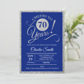 Invitation Fête du 70e anniversaire - TOUT AGE Silver Royal B (Debout devant)