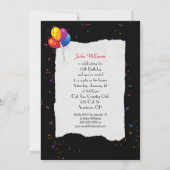 Invitation Fête du 75e anniversaire (Dos)