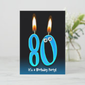 Invitation Fête du 80e anniversaire (Debout devant)