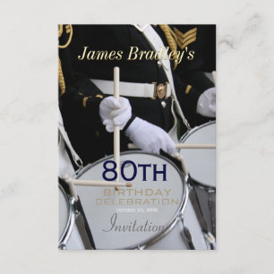 Invitation Fête du 80e anniversaire de la Royal British Band