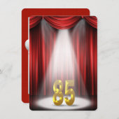 Invitation Fête du 85e anniversaire (Devant / Derrière)