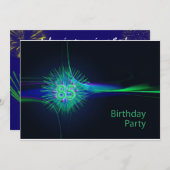 Invitation Fête du 85e anniversaire (Devant / Derrière)