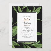 Invitation Fête du 90e anniversaire (Devant)