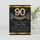 Invitation Fête du 90e anniversaire Black Gold (Debout devant)