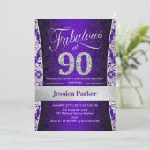Invitation Fête du 90e anniversaire - Silver Purple (Debout devant)