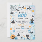 Invitation Fête du Baby shower fantôme d'Halloween (Devant)