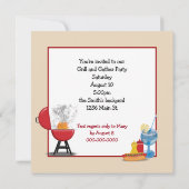 Invitation Fête du barbecue d'été Lemonade (Dos)