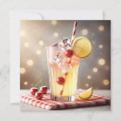 Invitation Fête du barbecue d'été Lemonade (Devant)