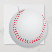 Invitation Fête du baseball (Dos)