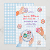 Invitation Fête du Beignet Coloré (Devant / Derrière)