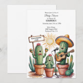 Invitation Fête du Cactus (Devant / Derrière)