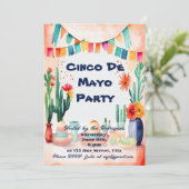 Invitation Fête du Cinco De Mayo (Debout devant)