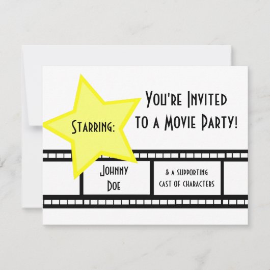 Invitation Fête du cinéma (Devant)
