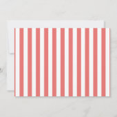 Invitation Fête du cirque Carnaval Animaux 1er anniversaire P (Dos)