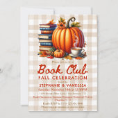 Invitation Fête du Club de Lecture d'Automne  (Devant)
