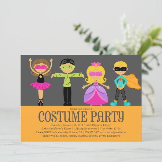 Invitation Fête du costume (Debout devant)